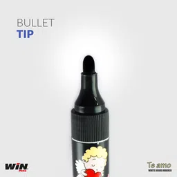 win Teamo Whiteboard Markers 4blue+4black with(2blue ink+2black ink) image 5