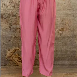 MANJALI DESIGN Women Ethnic Motifs Embroidered Panelled Thread Work Kurta with Trousers & With Dupatta image 2