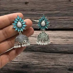 ANTICO Floral Jhumkas Earrings image 5