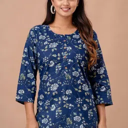 Rangun Floral Print Top-picture-27