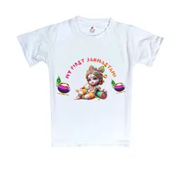 Cute Pals Kids-Unisex Multicoloured Cotton Tshirts-picture-42
