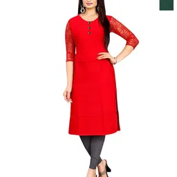 Coft Pack Of 2 Round Neck Regular Sleeves Straight Kurtas-picture-50
