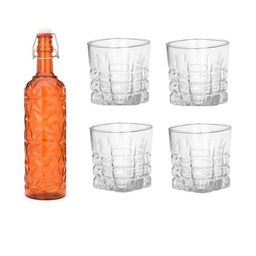 SOMIL Orange Glass Airtight Can Bottle-picture-27