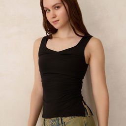 Outzidr Sweetheart Neck Fitted Top-picture-12