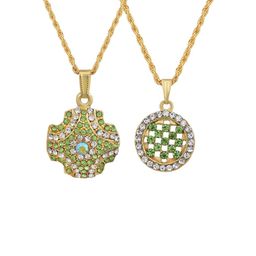 missmister Gold plated SET of 2 Parrot Green and White Fashion chain pendant-picture-41