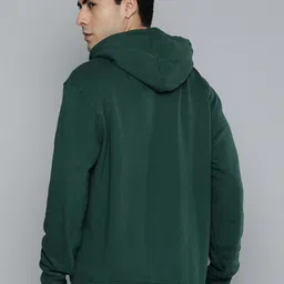 R.Code by The Roadster Life Co. Men Cotton Printed Hooded Sweatshirt image 4