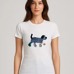 LULU & SKY Women Graphic Printed Round Neck T-shirt-picture-20