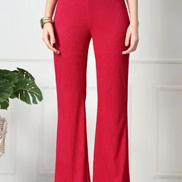 Gladly Women Comfort High-Rise Non Iron Trousers-image-68