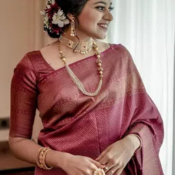 Moda Rapido Woven Design Zari Art Silk Handloom Banarasi Saree image 4