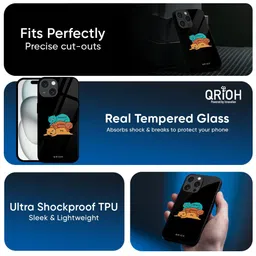 QRIOH Quirky Printed iPhone 13 Pro Max Back Case Mobile Accessories image 3