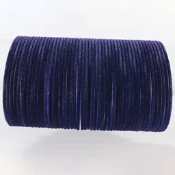 ZULKA Set of 48 Velvet Finish Metal Bangle-picture-30