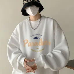 StyleCast x Revolte Men Printed Oversized Sweatshirt image 2