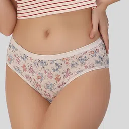 Glamoras Pack Of 3 Printed High-Rise Full-Coverage Hipster Briefs GL-PRINTEDPANTY-C007-S image 2