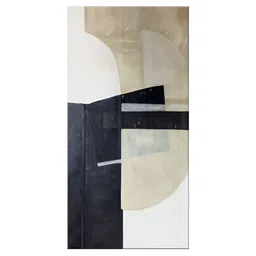 999Store Black & White Canvas Abstract Wall Paintings image 2