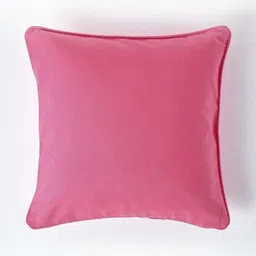 Aurave Magenta 2 Pieces Pure Cotton 210 TC Soft & Comfortable Square Cushion Covers image 5