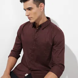 The Roadster Life Co. Pure Cotton Self Design Textured Shirt-picture-40