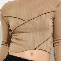 max Striped Crop Top image 2
