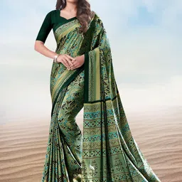 Jaanvi Floral Pure Crepe Saree-picture-24