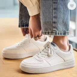 fition White outdoor casual sneakers shoes Sneakers For Men image 2