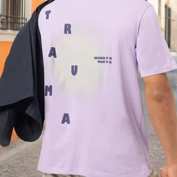 Kook N Keech Stylish LaidBack-Fit Typo Printed Relaxed Tee-picture-45