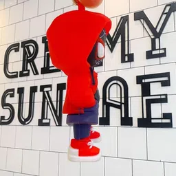 syshri Superhero 3D Spider Man Keychains for Kids Cute Avengers Keyring ZX1 Key Chain image 2