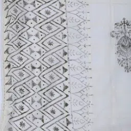 Meena Bazaar Geometric Printed Unstitched Dress Material image 3