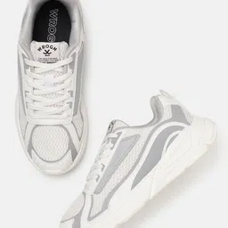 WROGN Men Colourblocked Sneakers-image-93
