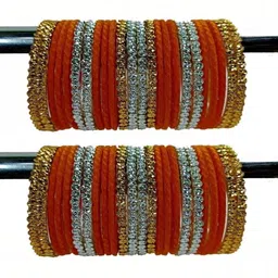 poshing Set Of 48 Glass Bangles-image-97
