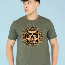 BRAWNY BATTLER Graphic Printed Short Sleeves Pure Cotton T-shirt-picture-32