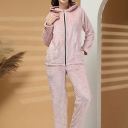 ETC Women Hooded Neck Woollen Night suit-picture-44