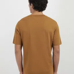 Tommy Hilfiger Men Solid Round Neck Cotton T-shirt image 5