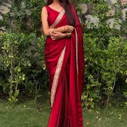 Being Naari Sequinned Pure Georgette Designer Saree image 3