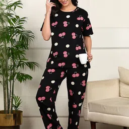 ETC Pure Cotton Printed Conversational Night suit image 2