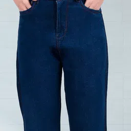 Ira Collections Women Comfort Mid-Rise Stretchable Wide Leg Jeans image 2