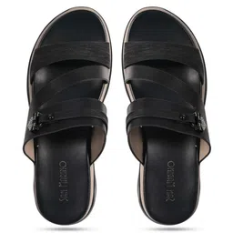 San Marino by Shoe Bank Women Textured Open Toe Flats with Bows image 5