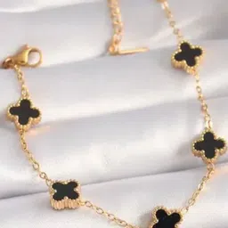 V FASHION JEWELLERY Gold-Plated Necklace-image-96
