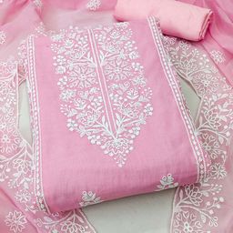 SHADOW & SAINING Embroidered Unstitched Dress Material-picture-7