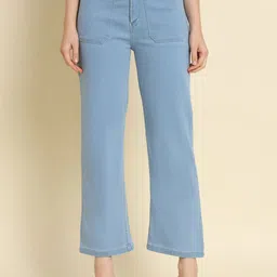 Moda Rapido Women Jean Straight Fit High-Rise Light Fade Stretchable Jeans-picture-15