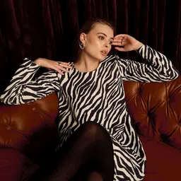 MABISH by Sonal Jain A-line mini Dress with Shoulder Pads image 2