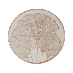 Dakshya Industries 2 Pcs White Plastic Embellished Table Placemats image 3