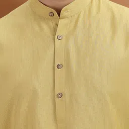 Modi Kurta Men Mandarin Collar Knee Length Regular A-Line Kurtas image 5