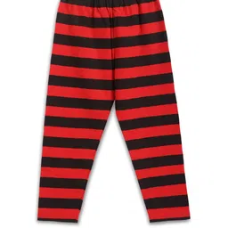 KIDSCRAFT Boys Red Pure Cotton Self Design Clothing Set image 5
