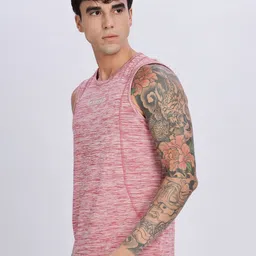 24 Street Abstract Printed Round Neck Sleeveless T-shirt image 4