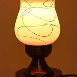 1ST TIME White Glass Cylinder Table Lamps image 3