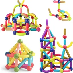 medivedas Magnetic Building Blocks for Kids 32 Pcs Set for Endless Construction Fun-picture-18