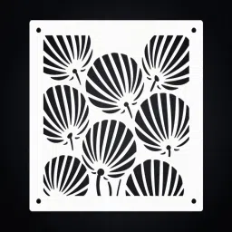 olive tree White Engineered Wood Hanging Wood Divider image 3