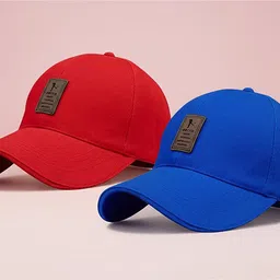cap world Checkered, Self Design, Solid Sports/Regular Cap-picture-14