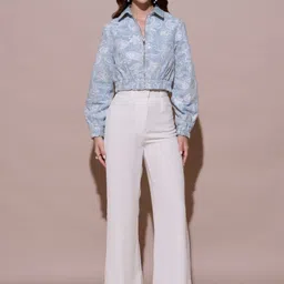 Style Island Women Lightweight Crop Bomber Jacket-picture-12