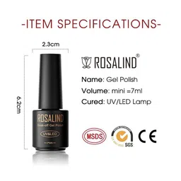 ROSALIND Soak-Off UV Gel Polish - 7 ml - C398 image 2