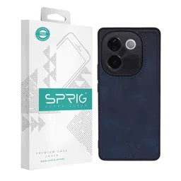 SPRIG Solid Leather Vivo T3 Pro 5G Back Case Mobile Accessories-image-42